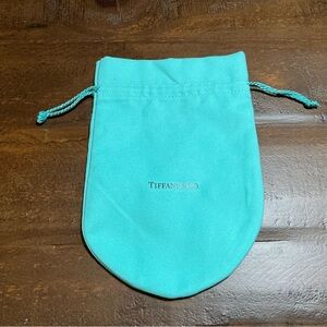 Extra Large NewTiffany & Co. Drawstring  Pouch. Blue